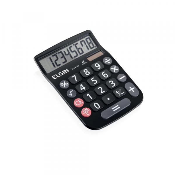 Calculadora de Mesa 8 Dígitos MV-4133 Preta Elgin