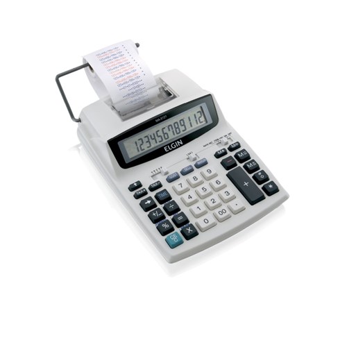 Calculadora de Mesa com Bobina - Ma5121 - 12 Dígitos - Elgin