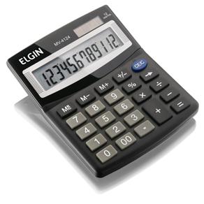 Calculadora de Mesa Mv 4124 12 Dígitos Preta - Elgin