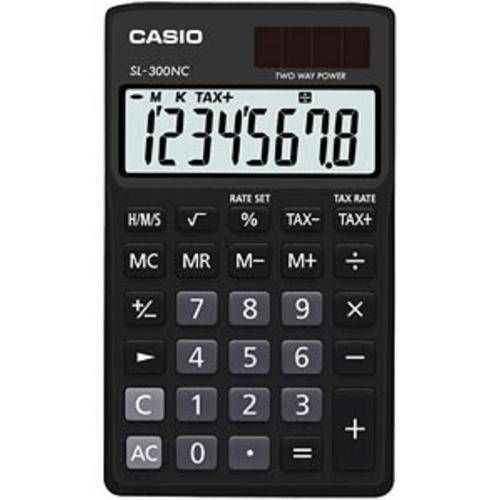 Calculadora Dig Portatil Sl-300nc-bk - Casio