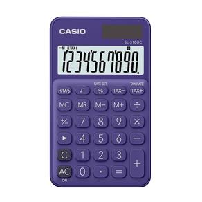 Calculadora Portátil Casio com Visor Amplo 10 Dígitos e Alimentação Dupla