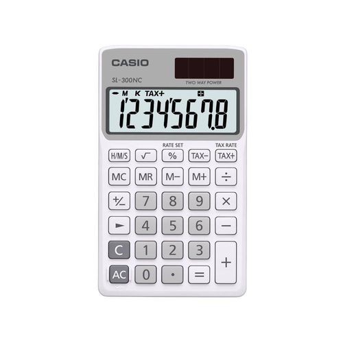 Calculadora Portátil Casio Sl-300nc-We Branca