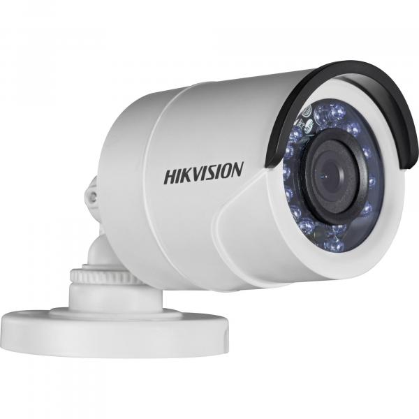 Camera Bullet HD 3.0P 1MP 20M 3.6mm DS-2CE16C0T-IRP Branca HIKVISION