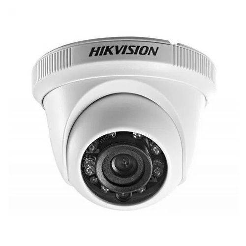 Câmera de Segurança 4x1 1MP Dome HD Hikvision 1280x720 Infra Plástico