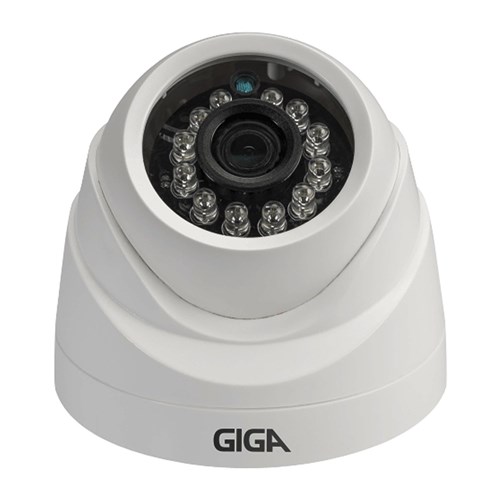 Câmera de Segurança Dome Sony Exmor Giga Gs0026 Infra 1080P Branco