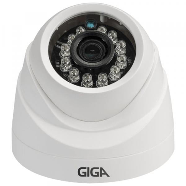 Câmera Dome Giga Infra 3,2mm 720p AHD Plus 20m Branca GS0011