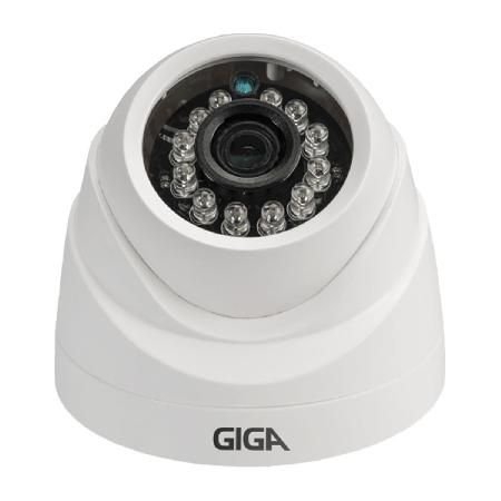 Camera Dome Plastico 10 LEDS AHD 720P 20M Lente 3.2MM GS0011 - Giga