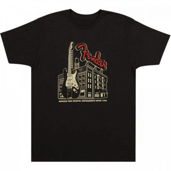 Camiseta AMP Building"g" Coal Fender
