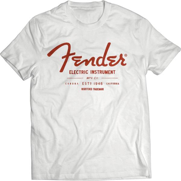 Camiseta Branca Fender Electric Instruments M - Fender
