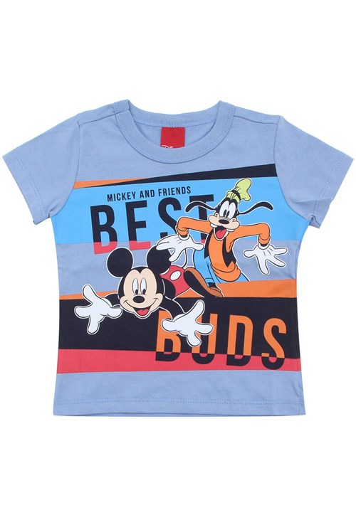 Camiseta Disney Menino Mickey Azul