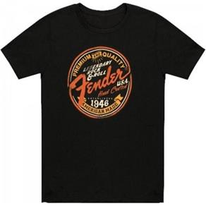 Camiseta Fender Legendary Rock And Roll - G - PRETO