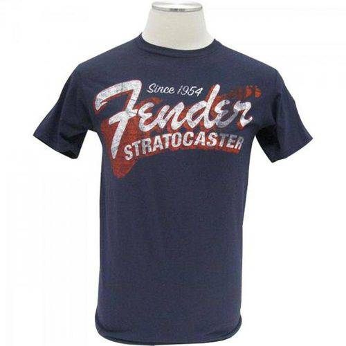 Camiseta Fender Since 1954 Strat G Azul