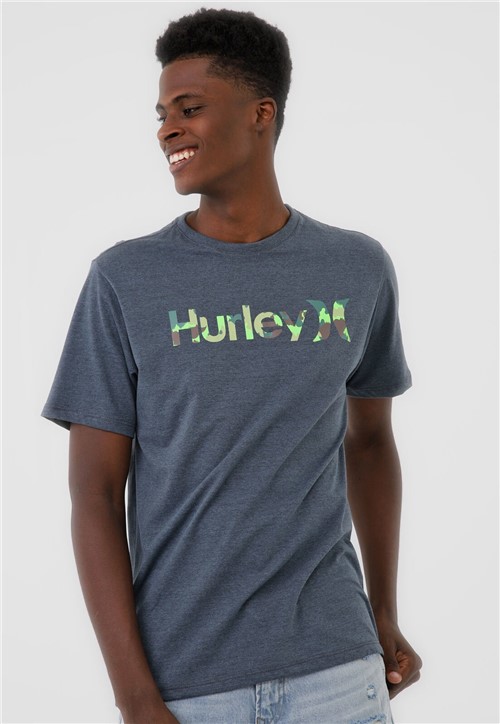 Camiseta Hurley O&O Camo Cinza - Kanui