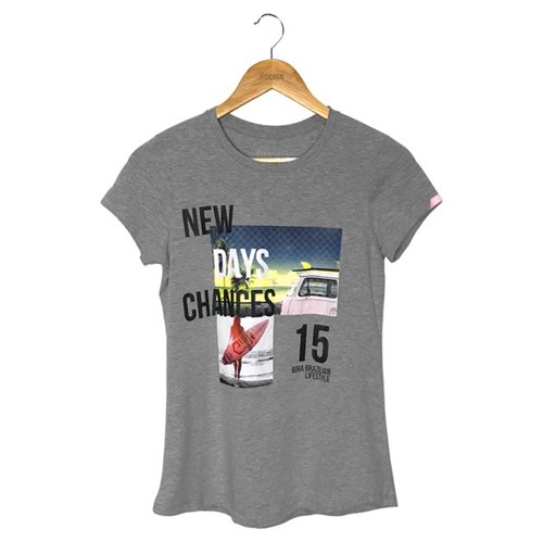Camiseta New Days Chances Cinza