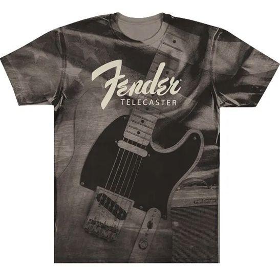 Camiseta Telecaster Belt Print - G - Fender