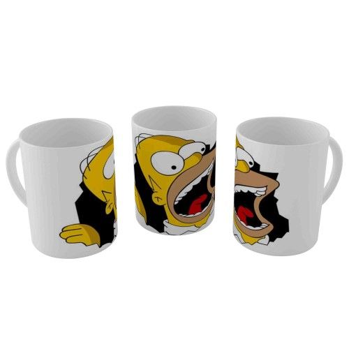 Caneca Homer Simpson - Porcelana