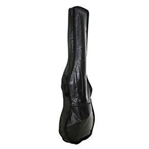 Capa Bag Case Formato Guitarra Courino com Alça e Bolso - Preto
