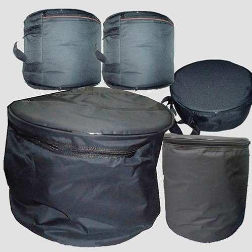 Capa Bag P/ Bateria 5 Pçs Acolchoada Nylon 600 Resistente - Jpg