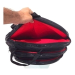 Capa Bag Para Conjunto De Pratos Até 22 Master Luxo Vermelha