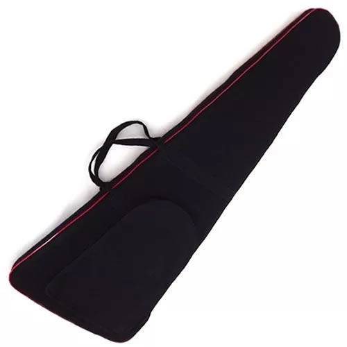 Capa Bag para Contrabaixo Master Luxo Nylon 900 Impermeável - Preto com Vermelho - 125 X 41 X 8 Cm