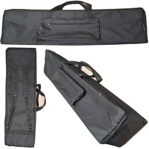 Capa Bag Master Luxo para Piano Kurzweil Sp4 8 Nylon Preto - Jpg