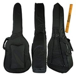 Capa Bag Mod. Luxo p/ Violão Jumbo Bolso Preto Protection Bags + Acessórios