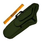 Capa Bag Sax Barítono Extra Luxo C/ Bolsos Cor Verde Lp Bags