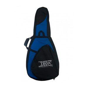 Capa Bag Violão Folk Preto Azul Extra Luxo Bv200 Ibox + Acessórios