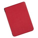 Capa Inteligente Para Kobo Clara HD 6 "e-Reader Capa Protetora Para Pele Vermelha