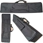 Capa Master Luxo Bag para Piano Kurzweil Sp88 Nylon Preto