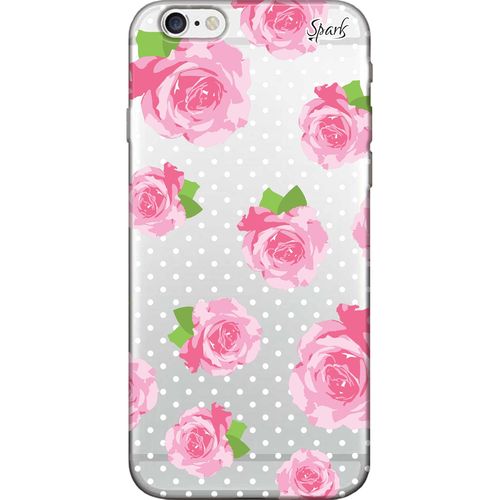 Capa para Celular Iphone 8 - Spark Cases - Rosas