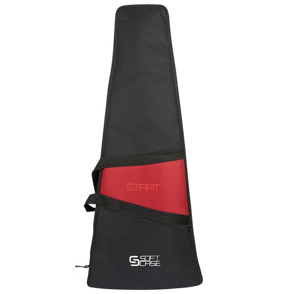 Capa para Guitarra Start Preta/Vermelha - Soft Case - Cris Bag