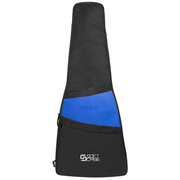 Capa para Violão em Nylon 600 Azul com Preto Soft Case