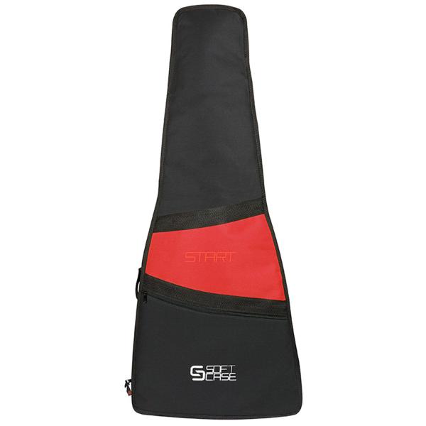 Capa para Violão em Nylon 600 Vermelho com Preto Soft Case