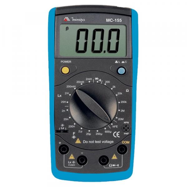 Capacimetro Digital para Medidas Precisas de Capacitância - Mc-155 - Minipa
