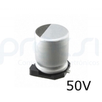 Capacitor Eletrolítico 100UF/ 50V - SMD