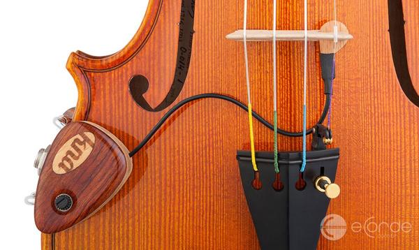 Captador para Violino e Viola - KNA VV2 com Controle de Volume - Kna Pickups