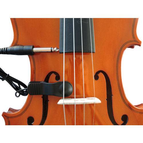 Captador Piezo P/ Violino com Clip + Plug P10 - Ecp-50