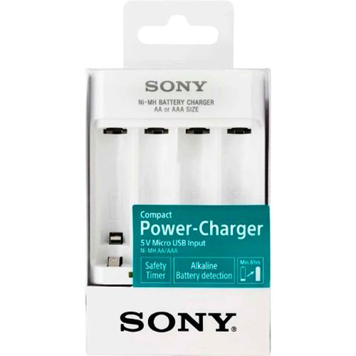 Carregador de Pilha P/4 Un. USB AA/AAA BCG34HHU Sony