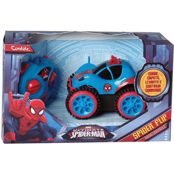 Carrinho de Controle Remoto Spider-Man Spider Flip - Candide