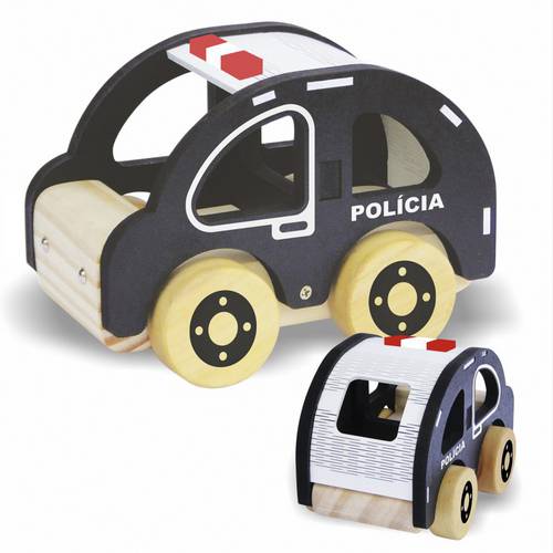 Carrinho de Polícia de Madeira