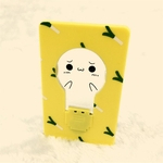 Cartão de bateria Night Light luz amarela do Sprout de feijão