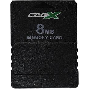 Cartão de Memória Playstation2 8mb Preto Fxmc8 Flex