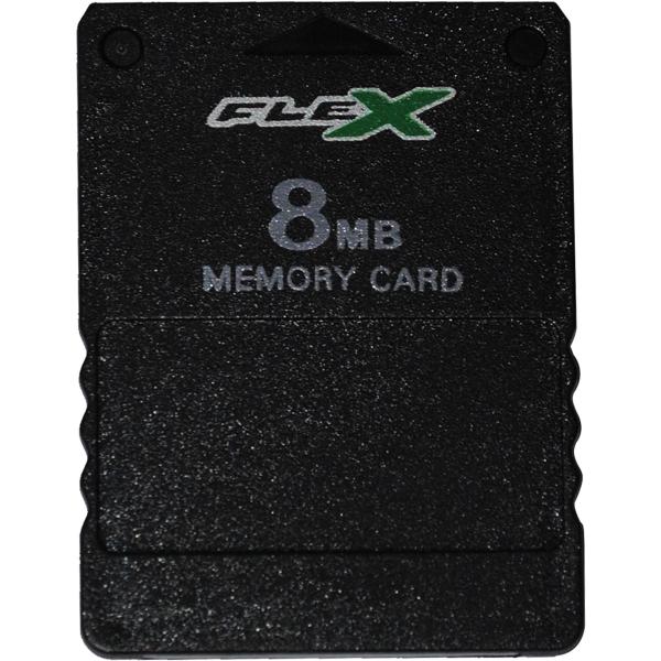 Cartão de Memória Playstation 2 8Mb Preto Fxmc8 Flex