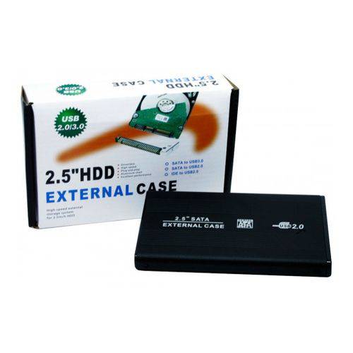 Case Gaveta para HD de Notebook 2,5 USB 2.0 SHINKA