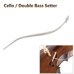 Cello / Contrabaixo pós Setter Vertical de aço inoxidável coluna gancho Ferramenta Cordas Instrumento Cello Acessórios Parte