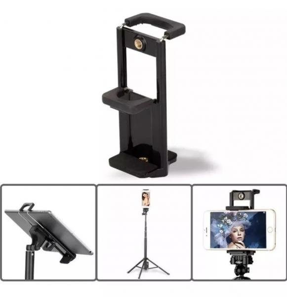 Celular Holder Universal Adaptador Suporte Tripe Pau Selfie - Artbox3D