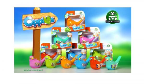 CIPPIES Pack com 6 AVES CANTORAS DTC 4333
