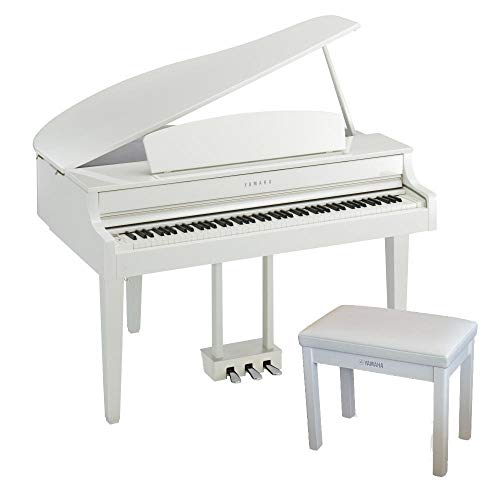 Clavinova Yamaha Clp 665 Gp Piano de Cauda Digital Branco