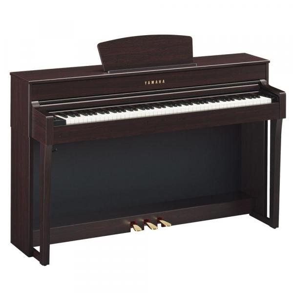 Clavinova Yamaha Piano Digital Clp635 Dark Rosewood com Banco